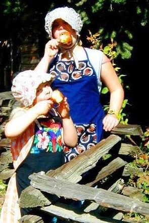 Eating Toffee Apples